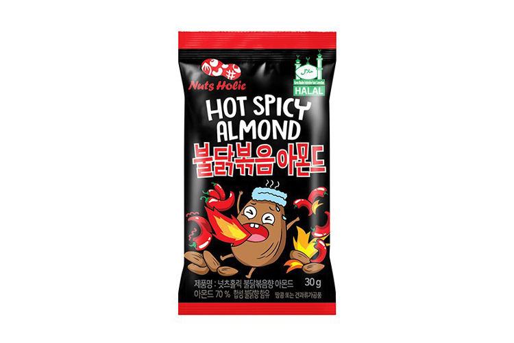 NUTS HOLIC HOT SPICY CHICKEN ALMOND 30G